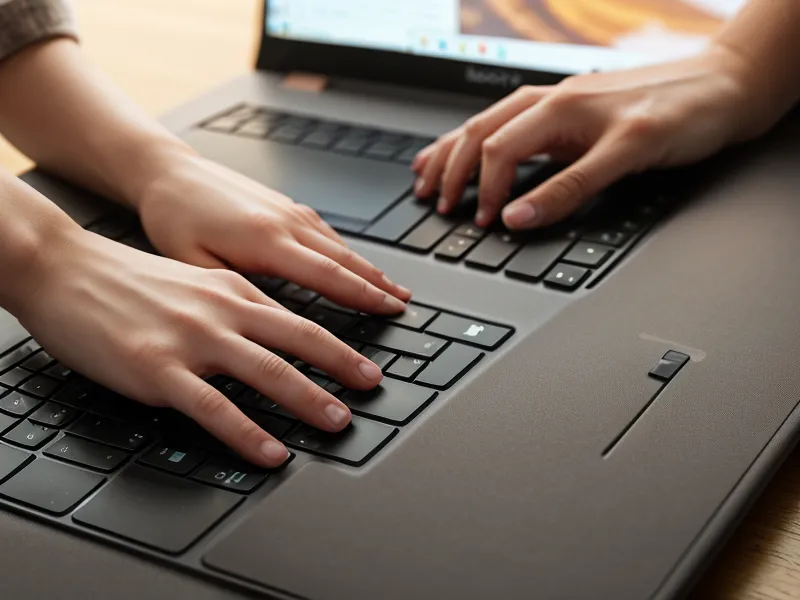 Nahaufnahme von Händen, die die E-Mail-Automatisierung für den Replay-Versand eines Online-Kongresses einrichten