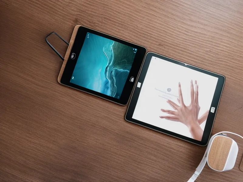 Checkliste für DSGVO und Affiliate-Einstellungen auf einem Smartphone und Tablet.